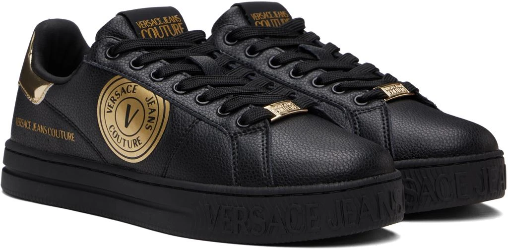 Versace Jeans Couture Black V-Emblem Court 88 Sneakers 4