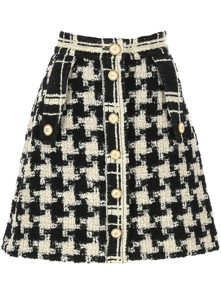 Valentino Valentino Garavani Taffeta Flounced Skirt