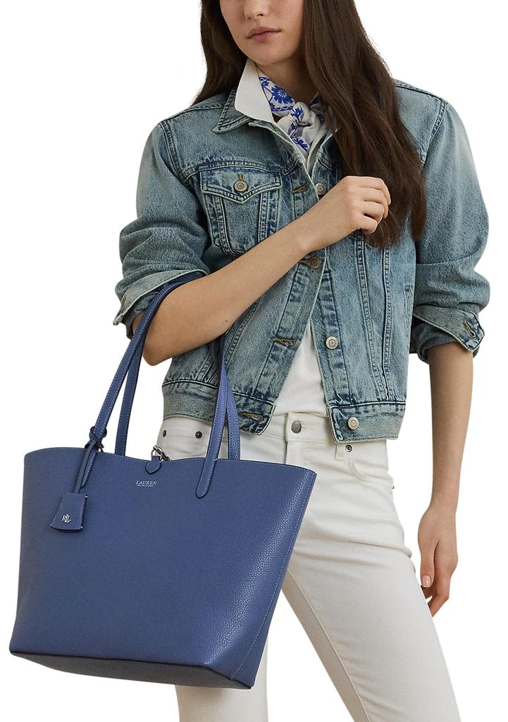 Ralph Lauren Faux-Leather Large Reversible Tote Bag 1