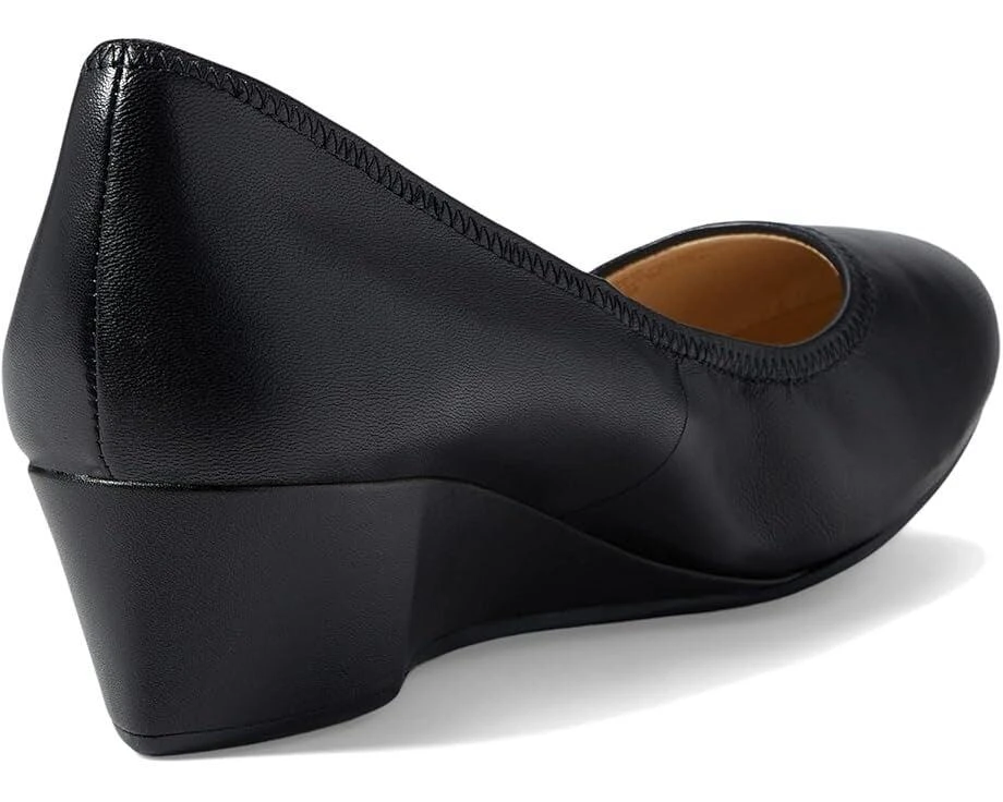 Cole Haan Sloane W28026 Pump Women's US 9.5 Black Leather Wedge Heel KHD2091 4