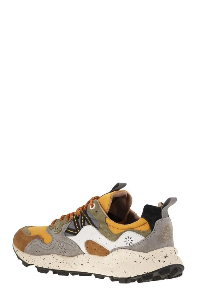 FLOWER MOUNTAIN YAMANO 3 - SNEAKERS IN SUEDE AND TECHNICAL FABRIC 3