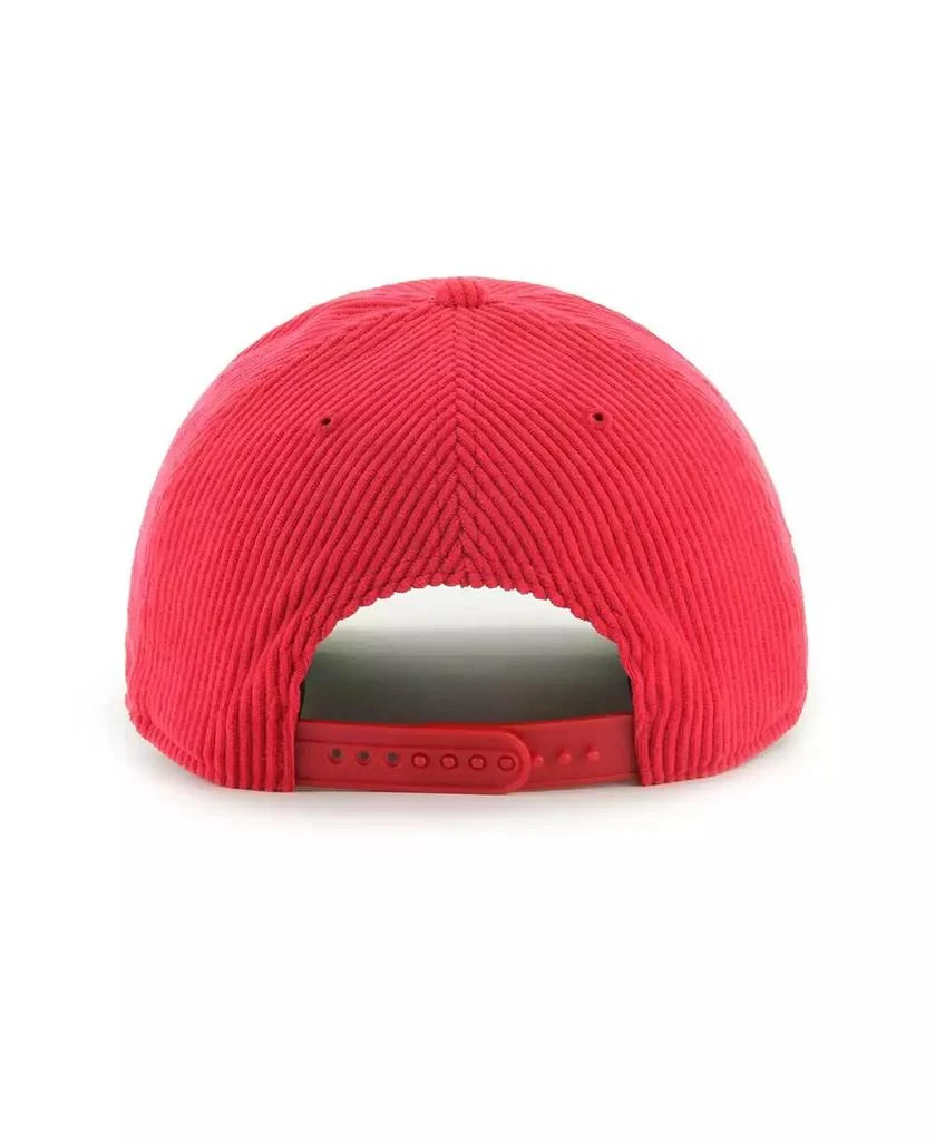 47 Brand Men's Red Los Angeles Angels Corduroy Hitch Adjustable Hat 2