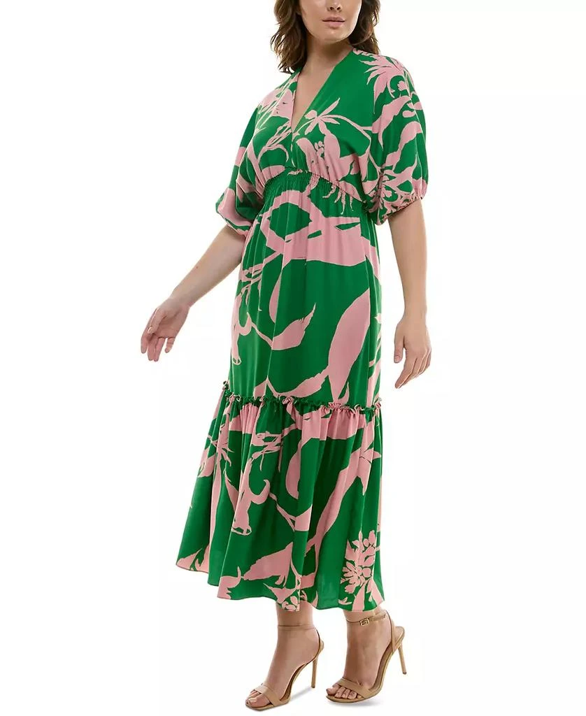 Taylor Plus Size Printed Summer Maxi Dress 3