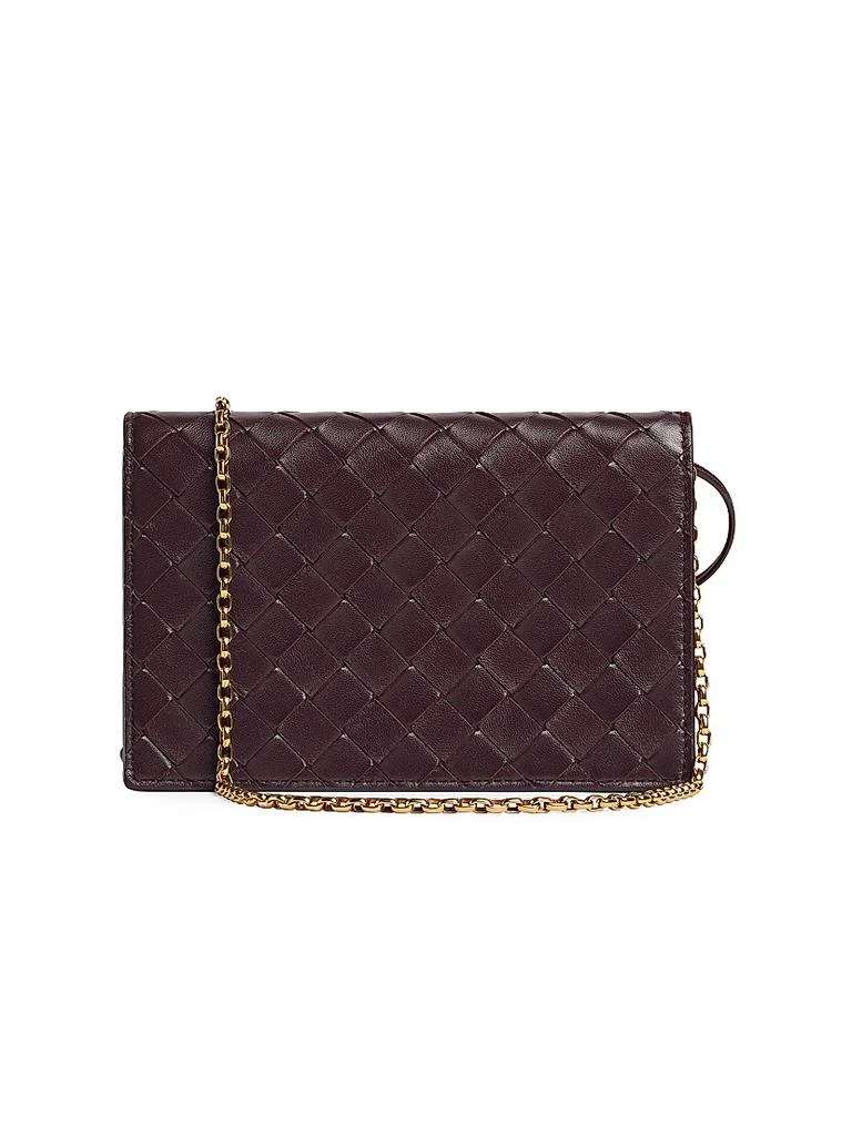Bottega Veneta Andiamo Intrecciato Leather Chain Pouch 3