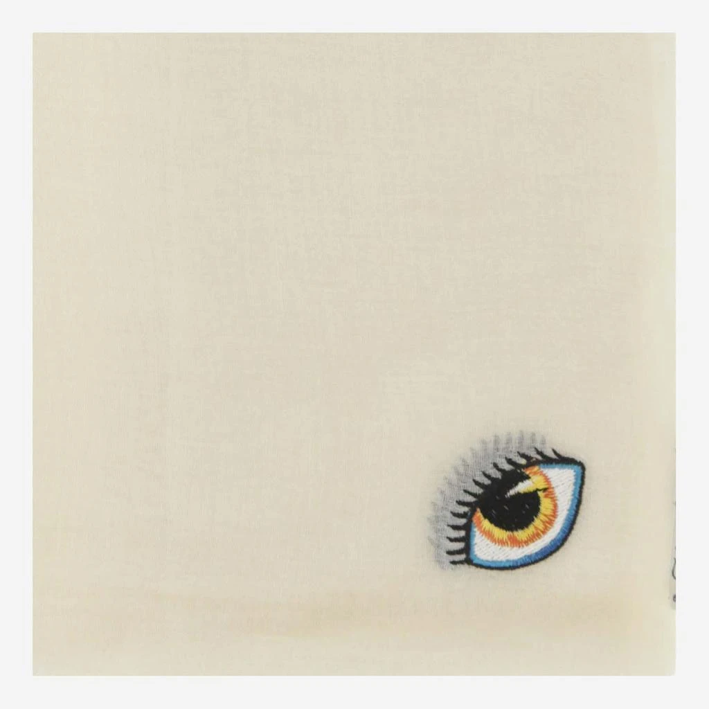 Faliero Sarti Faliero Sarti Eye Embroidered Scarf 2