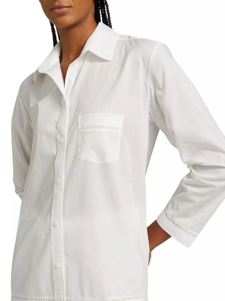 Pour Les Femmes Egyptian Cotton Long-Sleeve Pajamas 6