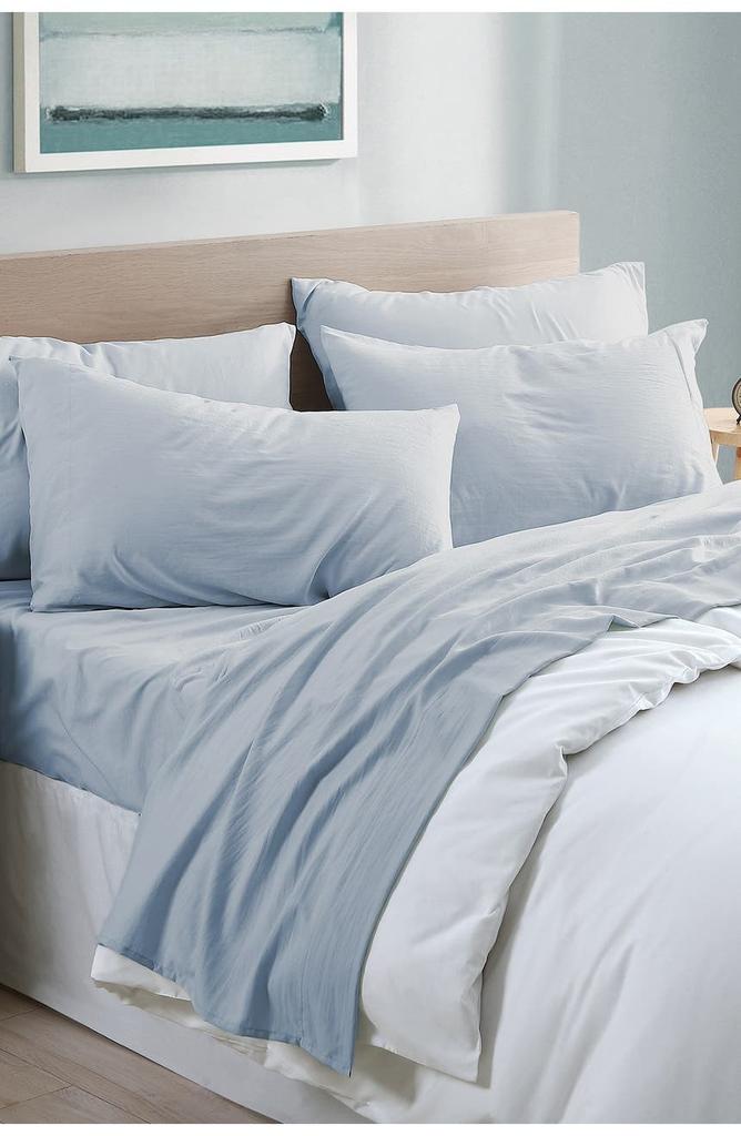 Modern Threads Garment Washed 6-Piece Microfiber Sheet Set