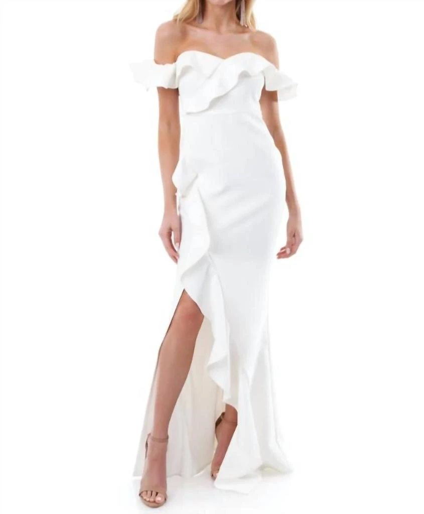 Likely Pre-Loved Miller Gown In White 1