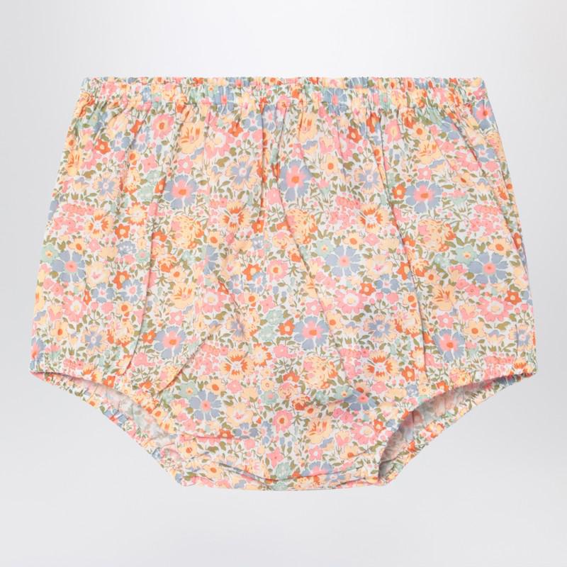 Bonpoint Floral-print cotton shorts