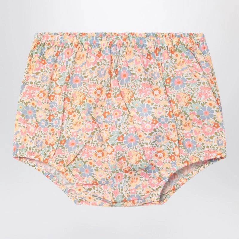 Bonpoint Floral-print cotton shorts 1