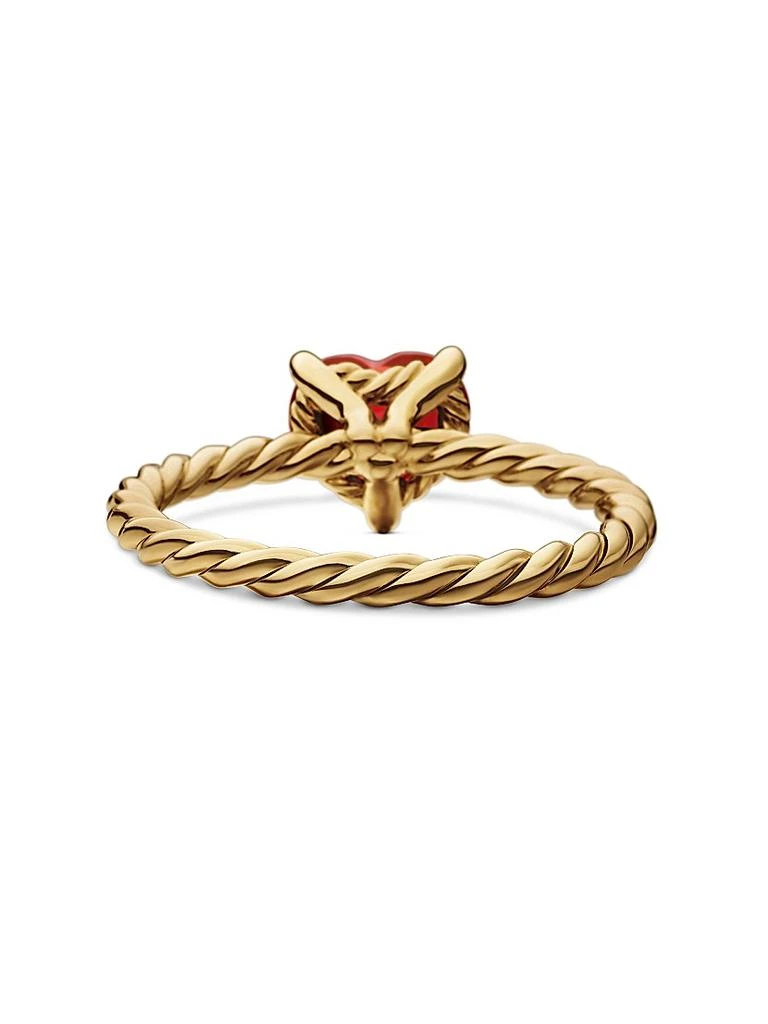 David Yurman Chatelaine Heart Ring in 18K Yellow Gold 6