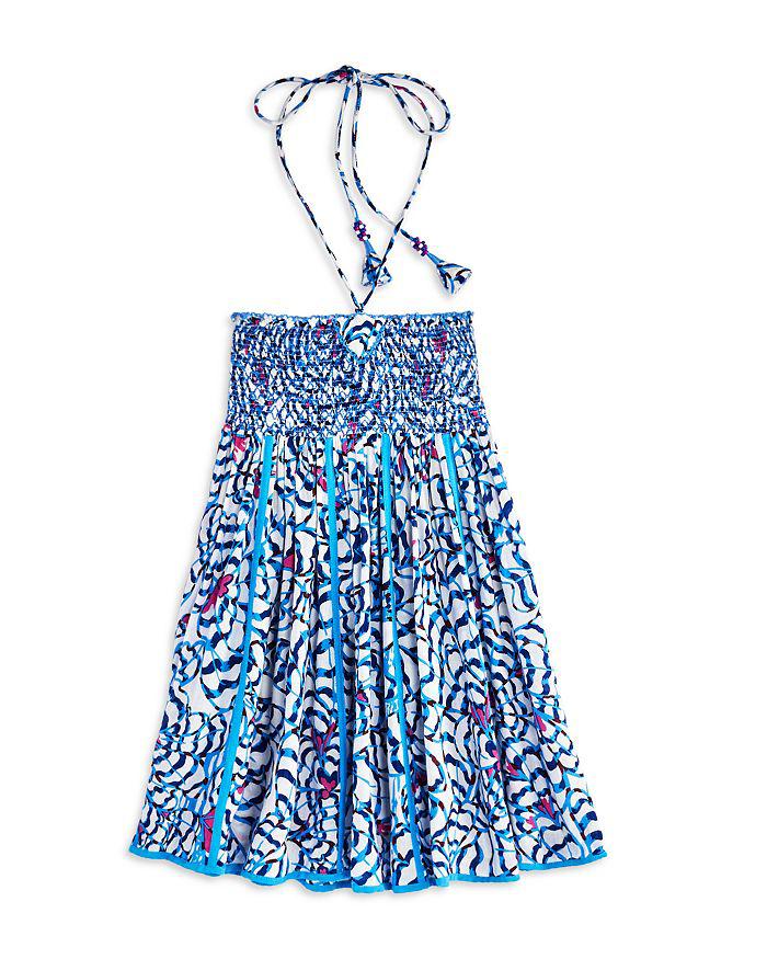 Poupette St Barth Girls' Cycas Smocked Mini Dress - Little Kid, Big Kid