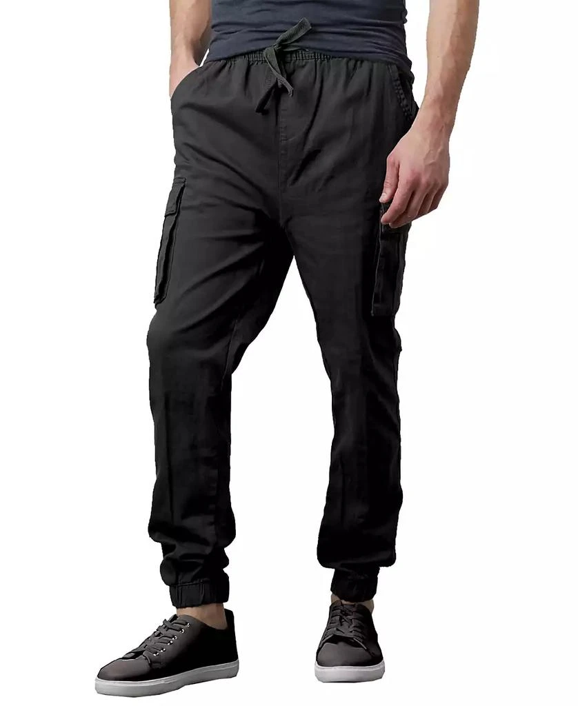 Galaxy By Harvic Men's Slim Fit Stretch Cargo Jogger Pants 1