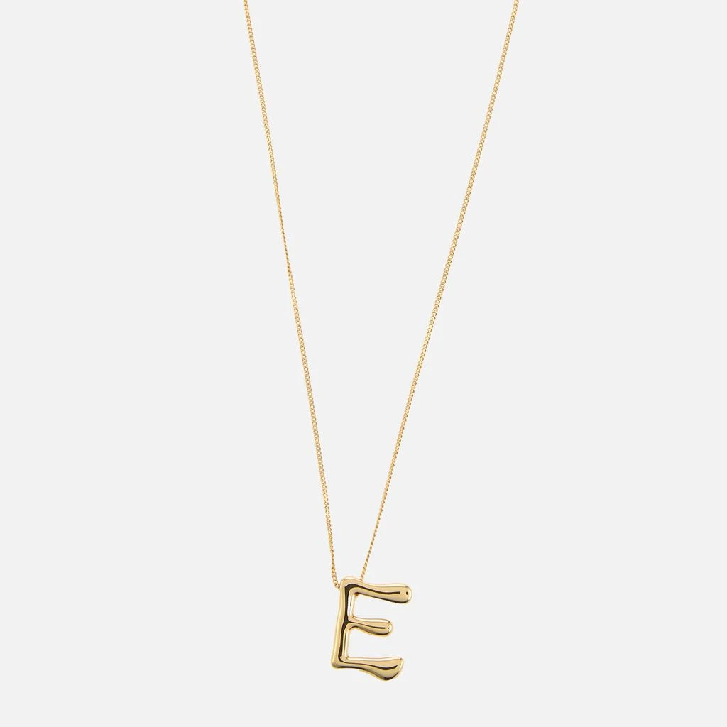 ASTRID & MIYU Initial Bold 18K Gold-Plated Necklace 2