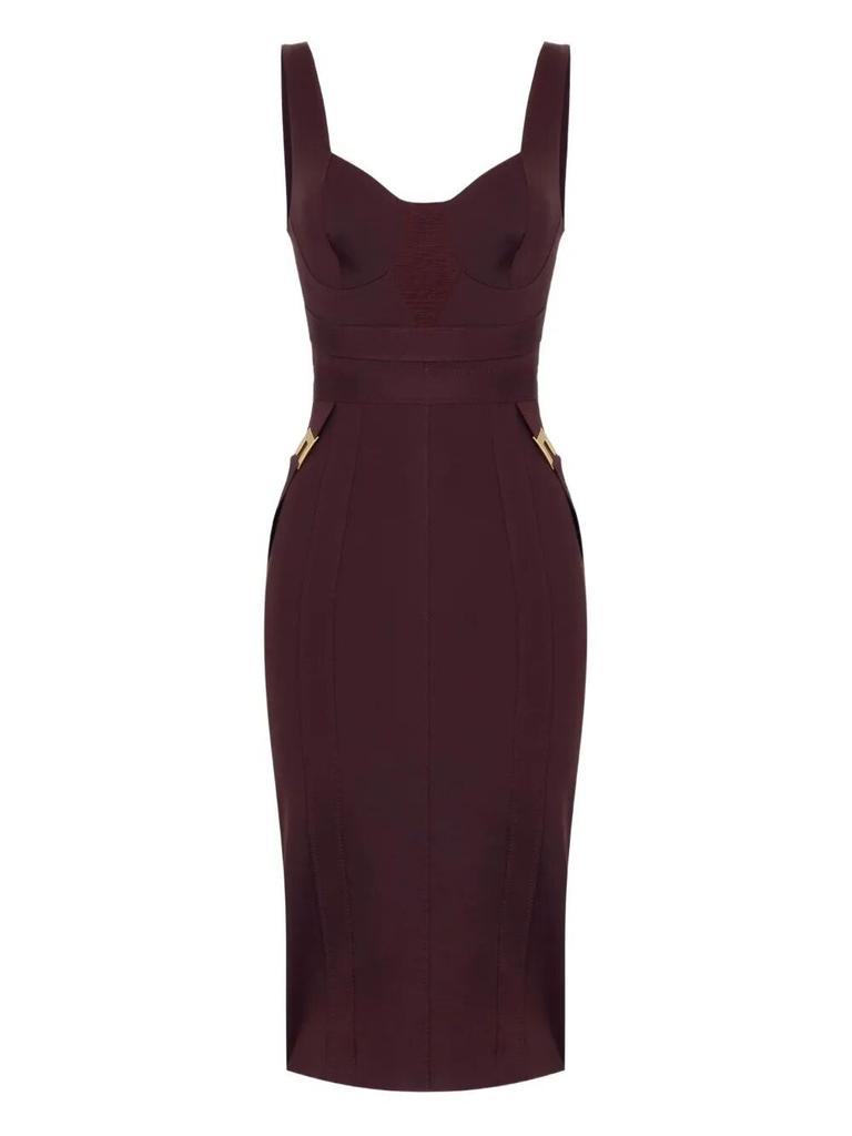 ELISABETTA FRANCHI Elisabetta Franchi Floral Jacquard Dress
