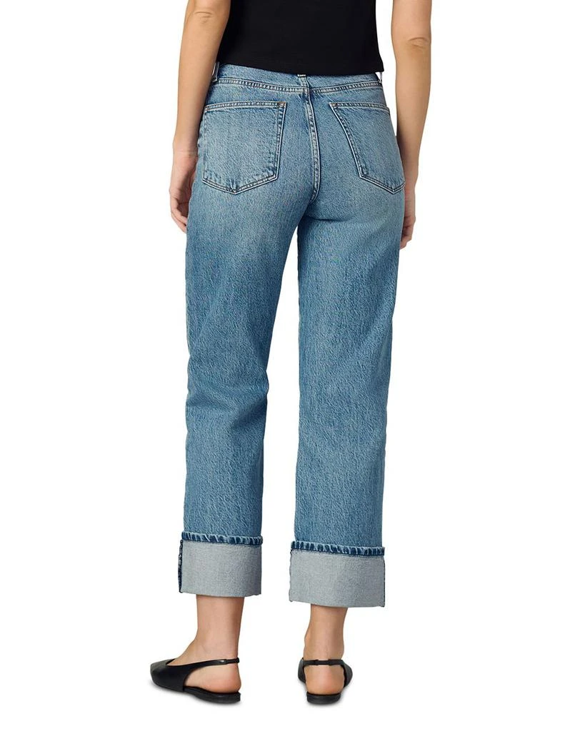 Joe's Jeans The Margot High Rise Cuffed Straight Jeans in Showdown 3