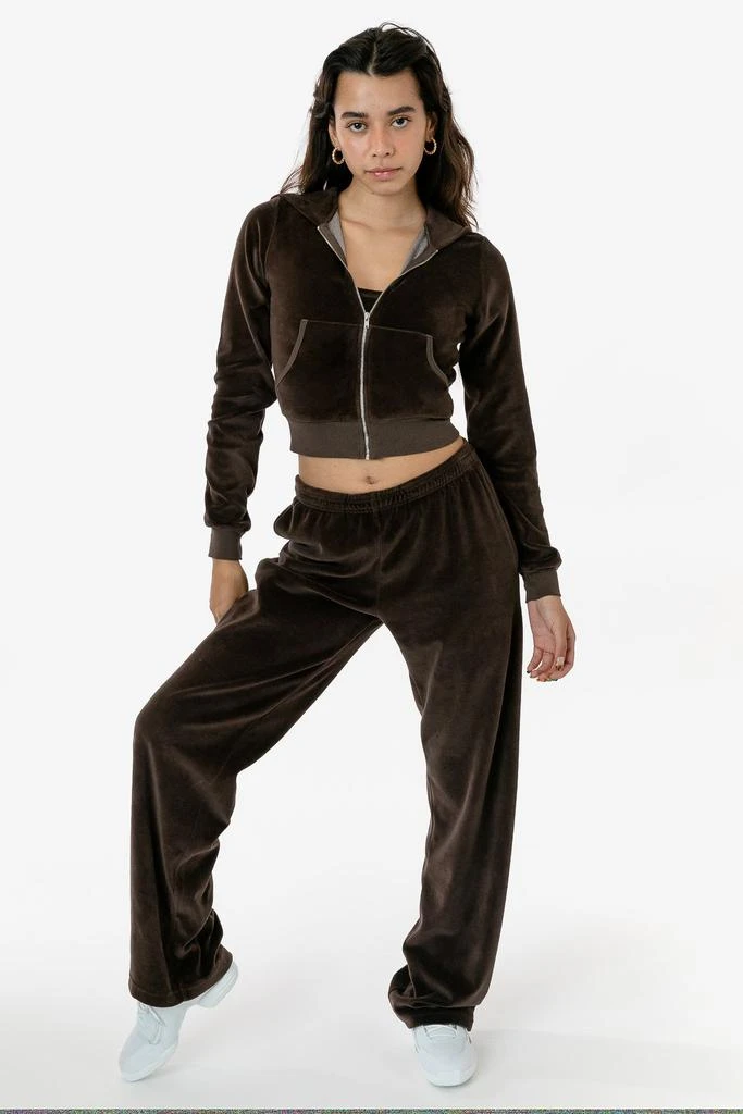 Los Angeles Apparel VLR315GD - Garment Dye Velour Lounge Pant 12