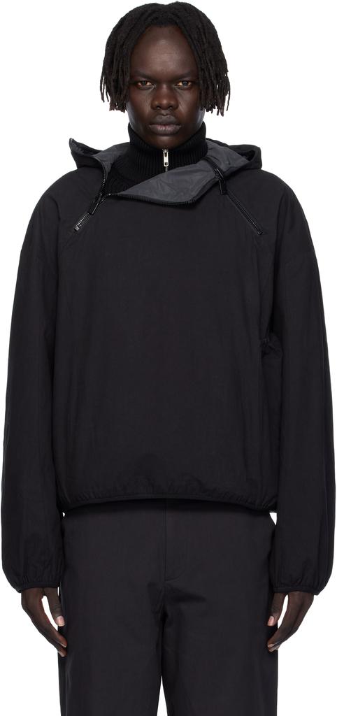 Shop Black Concordance Puffed Shirt Jacket on Sale at BeyondStyle