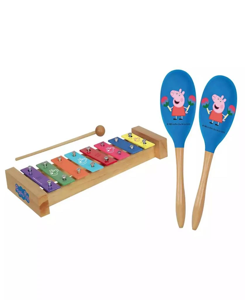Peppa Pig Wood Xylophone  Maracas Combo Set 5