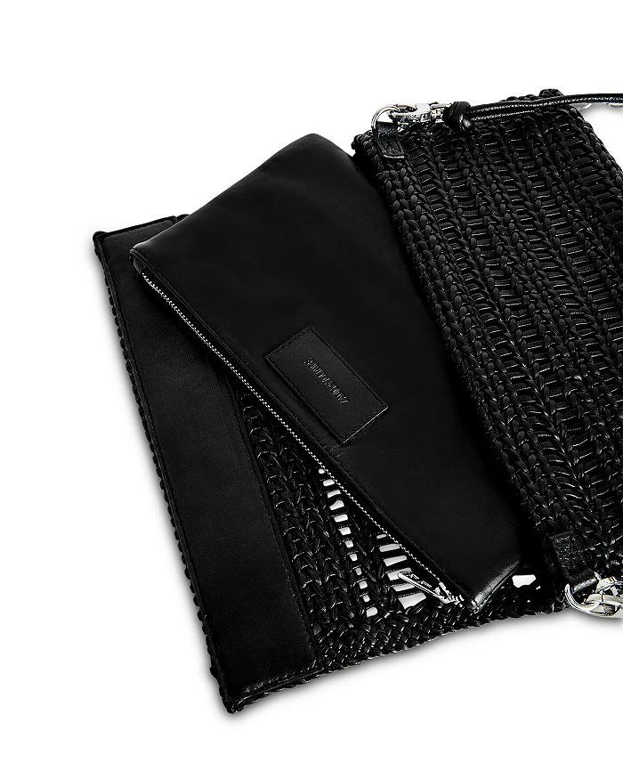 ZADIG & VOLTAIRE Rock Eternal Braided Leather Clutch 6
