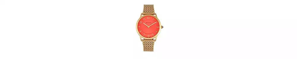 BERTHA Quartz Abby Collection Gold And Red Stainless Steel Watch 33Mm 3