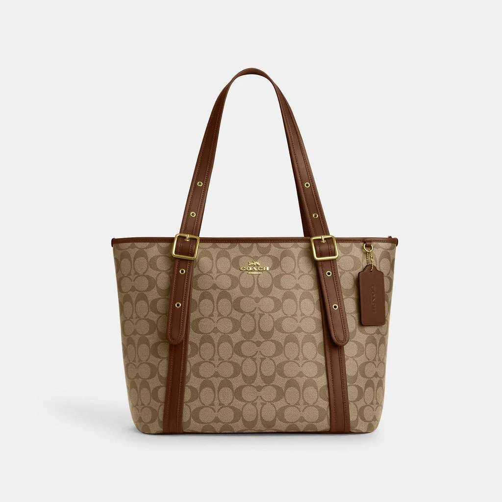 Coach Outlet Coach Outlet Ashton Tote In Signature Canvas 1