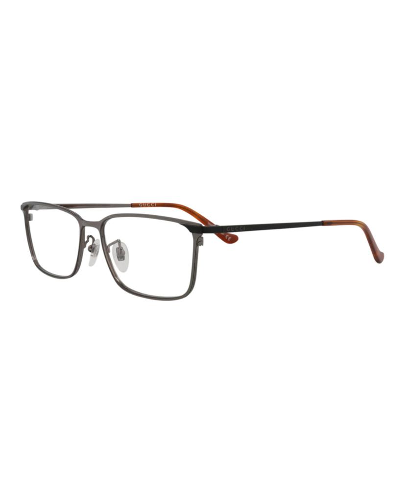 Gucci Square-Frame Metal Optical Frames