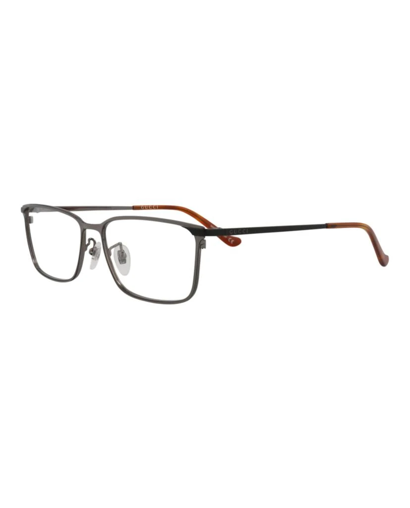 Gucci Square-Frame Metal Optical Frames 2