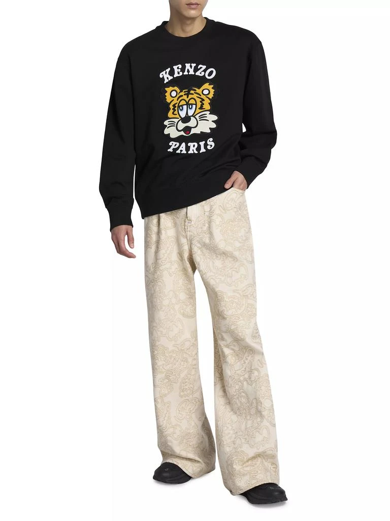 Kenzo Kenzo Verdy Market Tiger Embroidered Classic Sweatshirt 2
