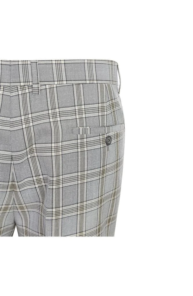 English Laundry Plaid Khaki Stretch Mélange Suit 9