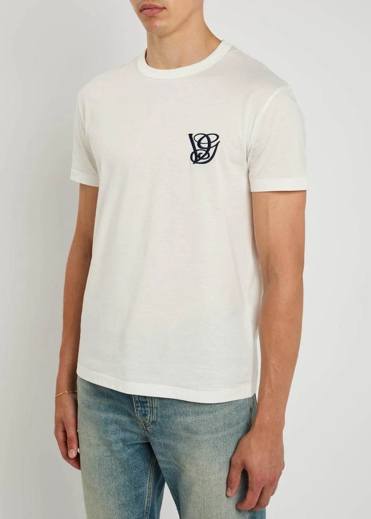 Valentino Logo-embroidered cotton T-shirt 2