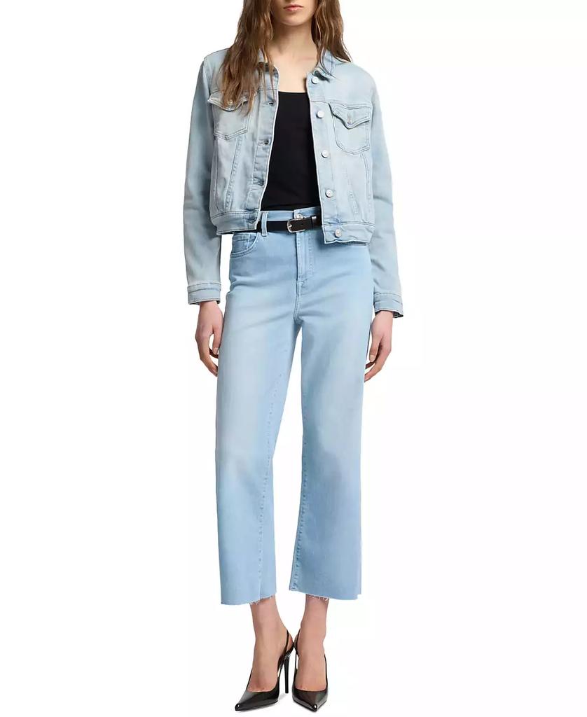 7 For All Mankind Women's Classic Denim Tucker Jacket