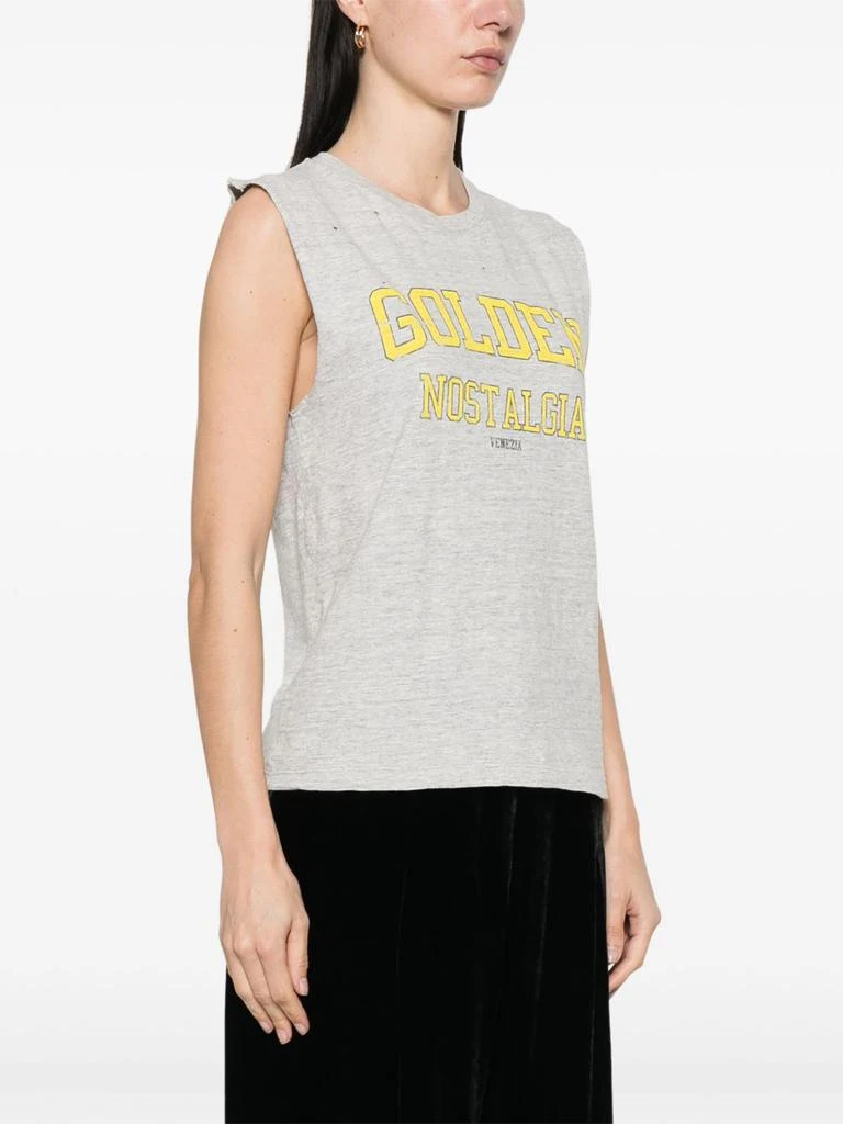 Golden Goose GOLDEN GOOSE - Logo Cotton Tank Top 3