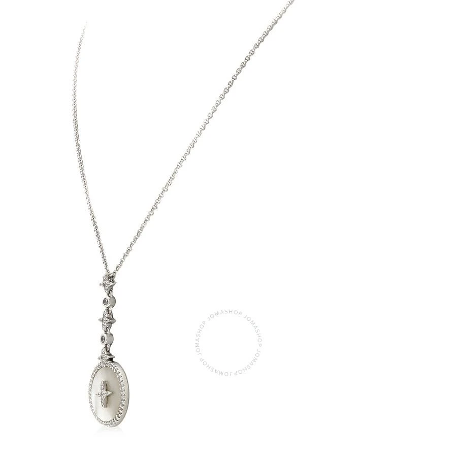 apm Monaco Nacre White Silver Star Necklace 3