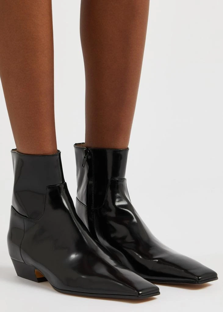 Khaite Marfa 30 leather ankle boots 5