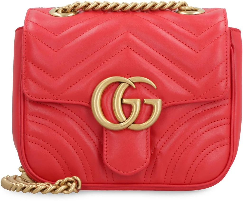 Gucci Gucci Gg Marmont Mini Leather Shoulder Bag 2