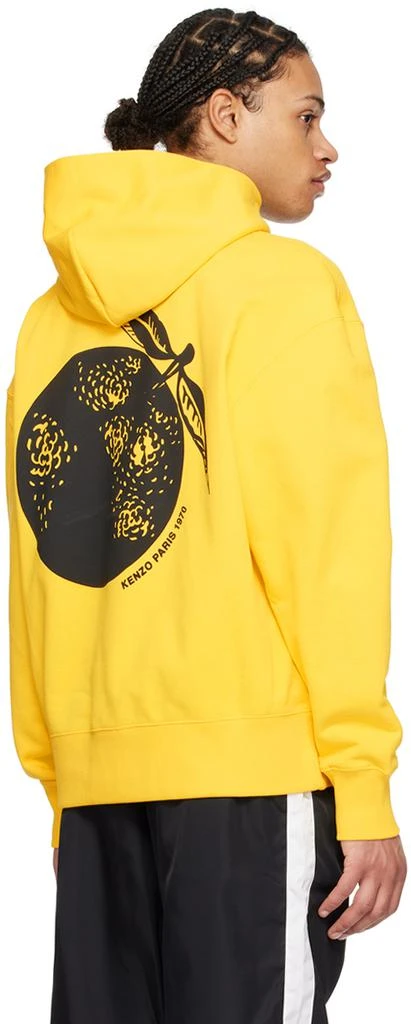 Shop Yellow Kenzo Paris Orange Hoodie on Sale at BeyondStyle – Get