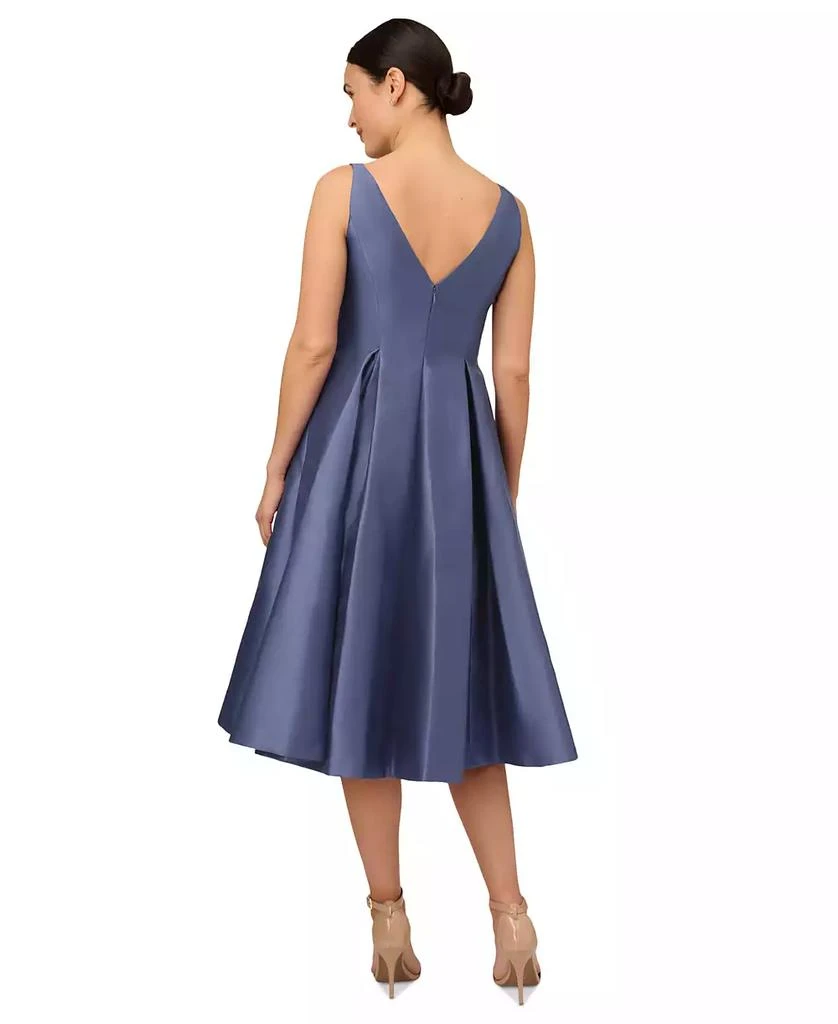 Adrianna Papell Boat-Neck A-Line Dress 2