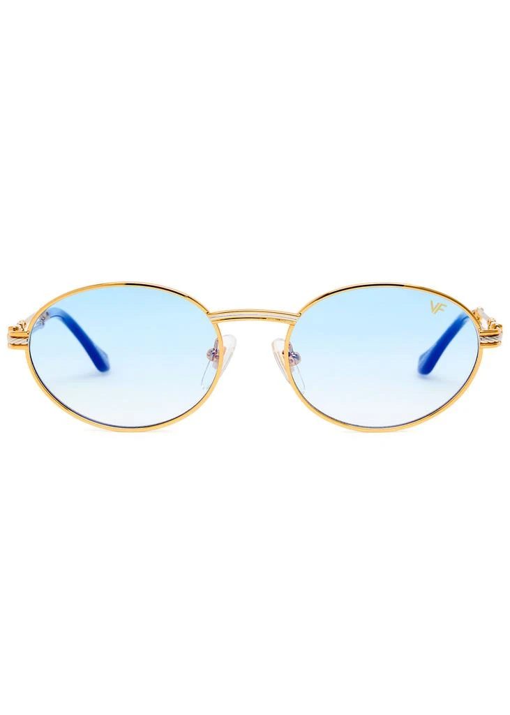 Vintage Frames Company Pac Double Rope Edition oval sunglasses 2