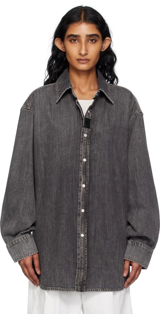 Stella McCartney Black Lightweight Denim Shirt 1