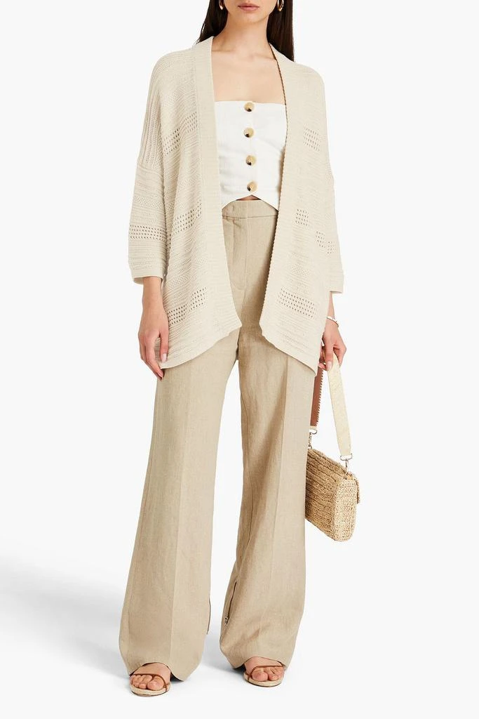 COTTON BY AUTUMN CASHMERE Pointelle-knit cotton cardigan 2