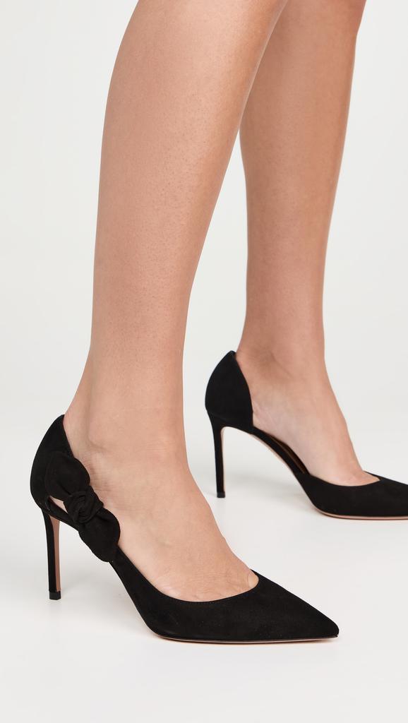 Aquazzura Very Bow Tie Pumps 85mm