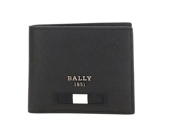 Bally Bally Bevye Logo Plaque Bi-Fold Wallet 1