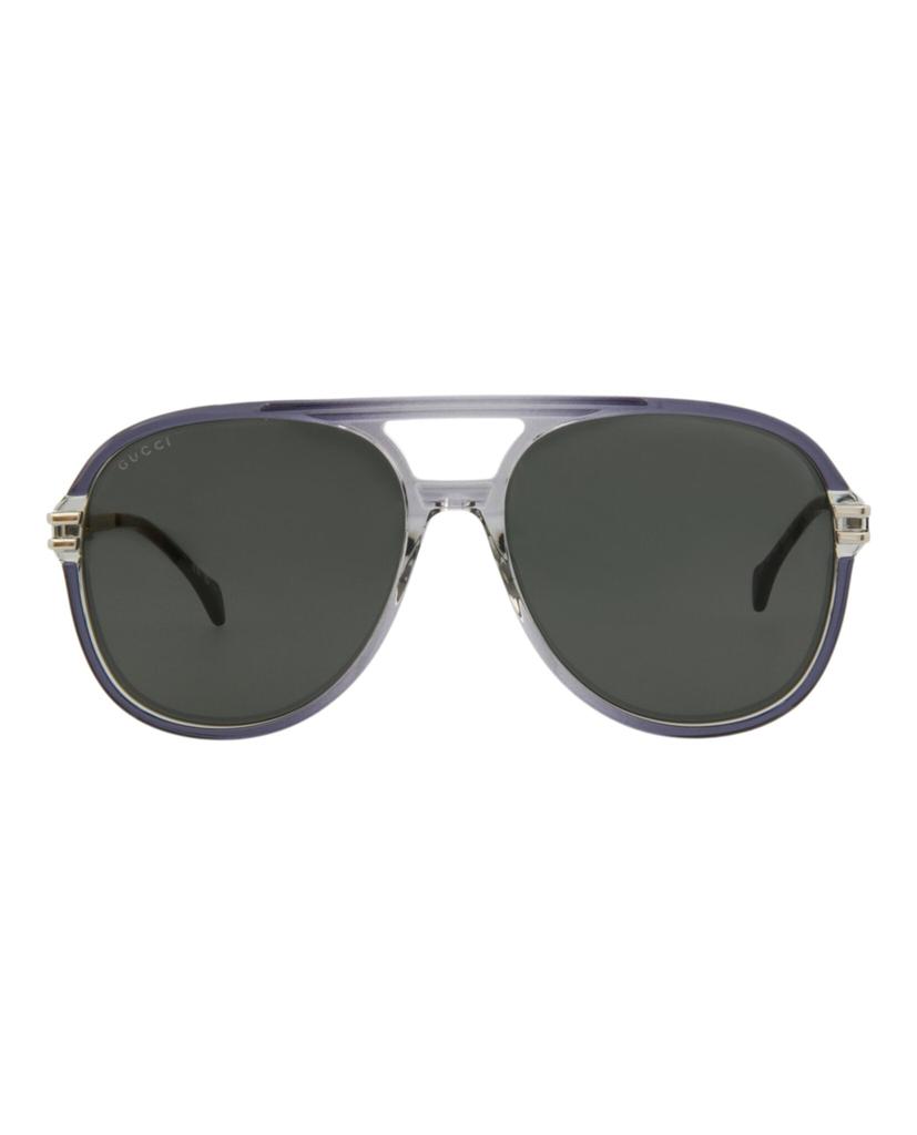 Gucci Aviator-Style Acetate Sunglasses