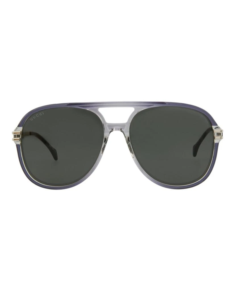 Gucci Aviator-Style Acetate Sunglasses 1