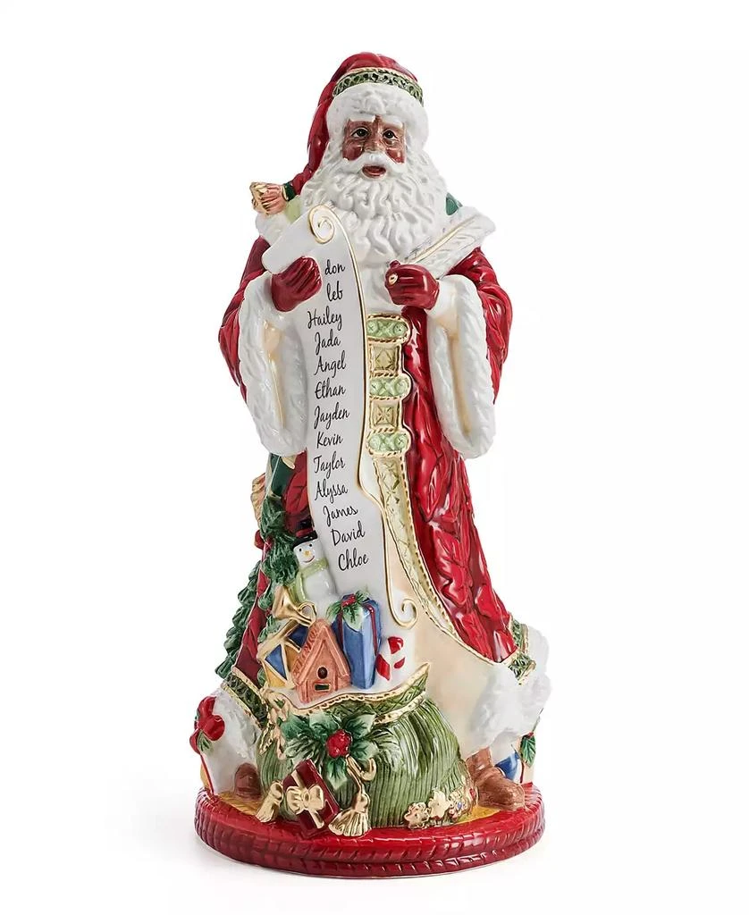 Fitz and Floyd Studio Collection 13-Inch African-American Santa Figurine 1
