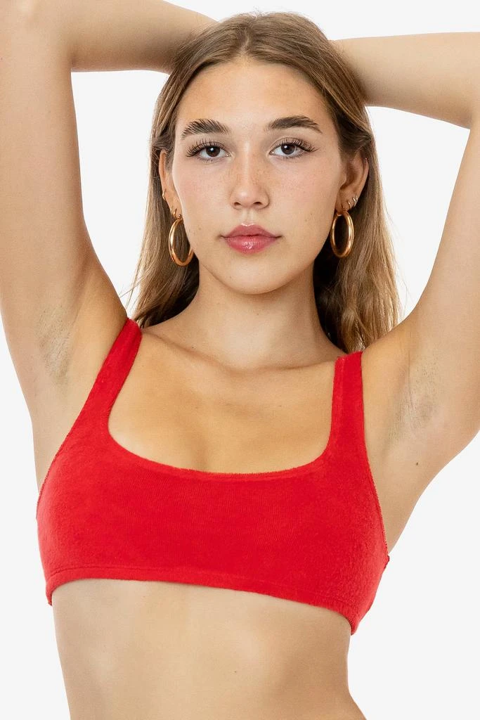 Los Angeles Apparel RLT3005 - Loop Terry Squareneck Bra Top 13