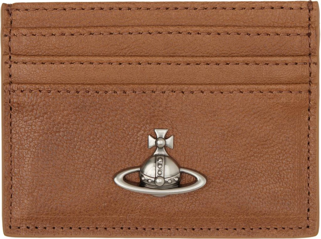 Vivienne Westwood Brown Flat Card Holder