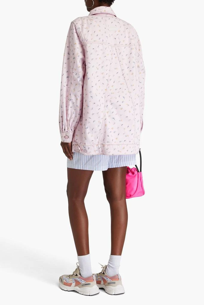 Ganni Floral-print denim jacket 3