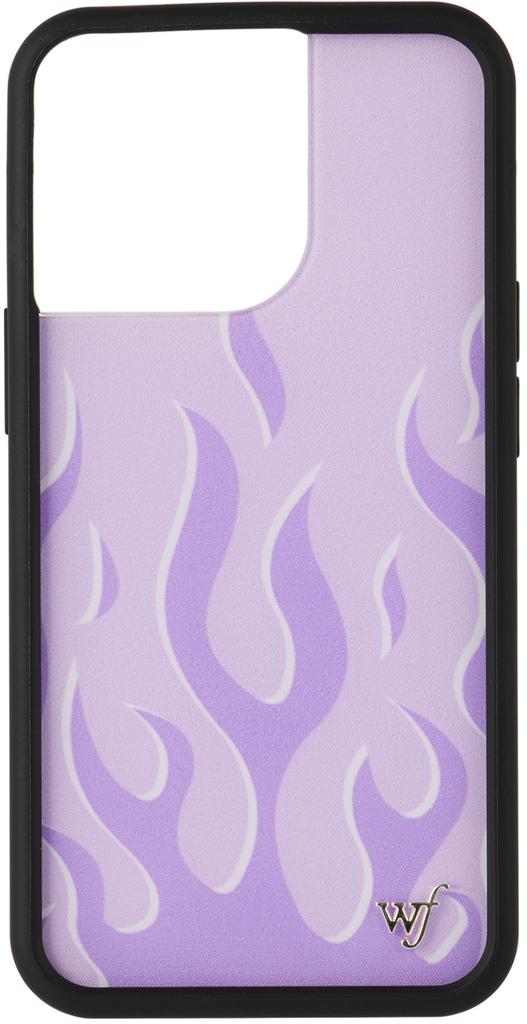 Wildflower Cases Purple Lavender Flames iPhone 13 Pro Case